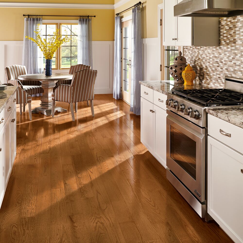 Matching Hardwood Floors to Existing Cabinets