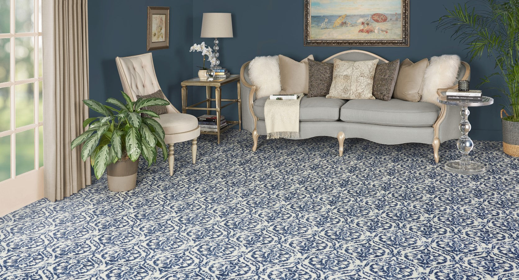 Doma Rochford Carpet in Blue Velvet