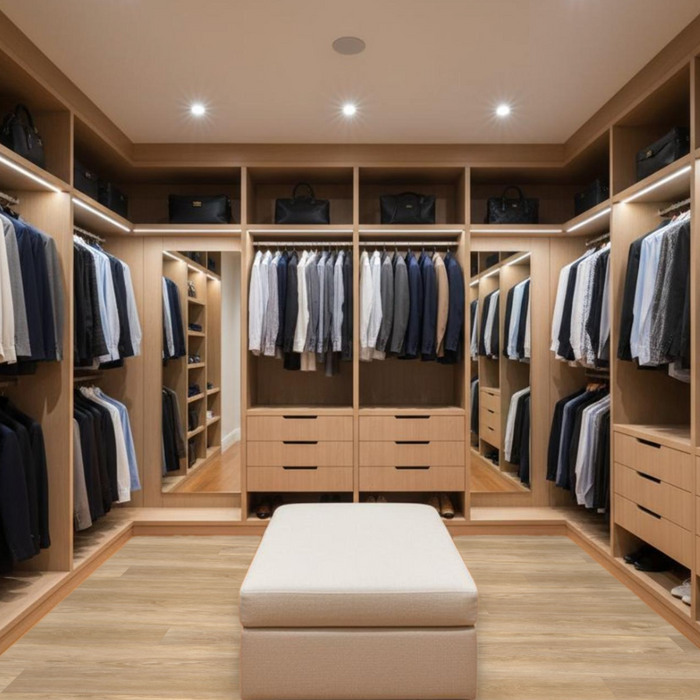 Walk-In Closet Flooring & Design