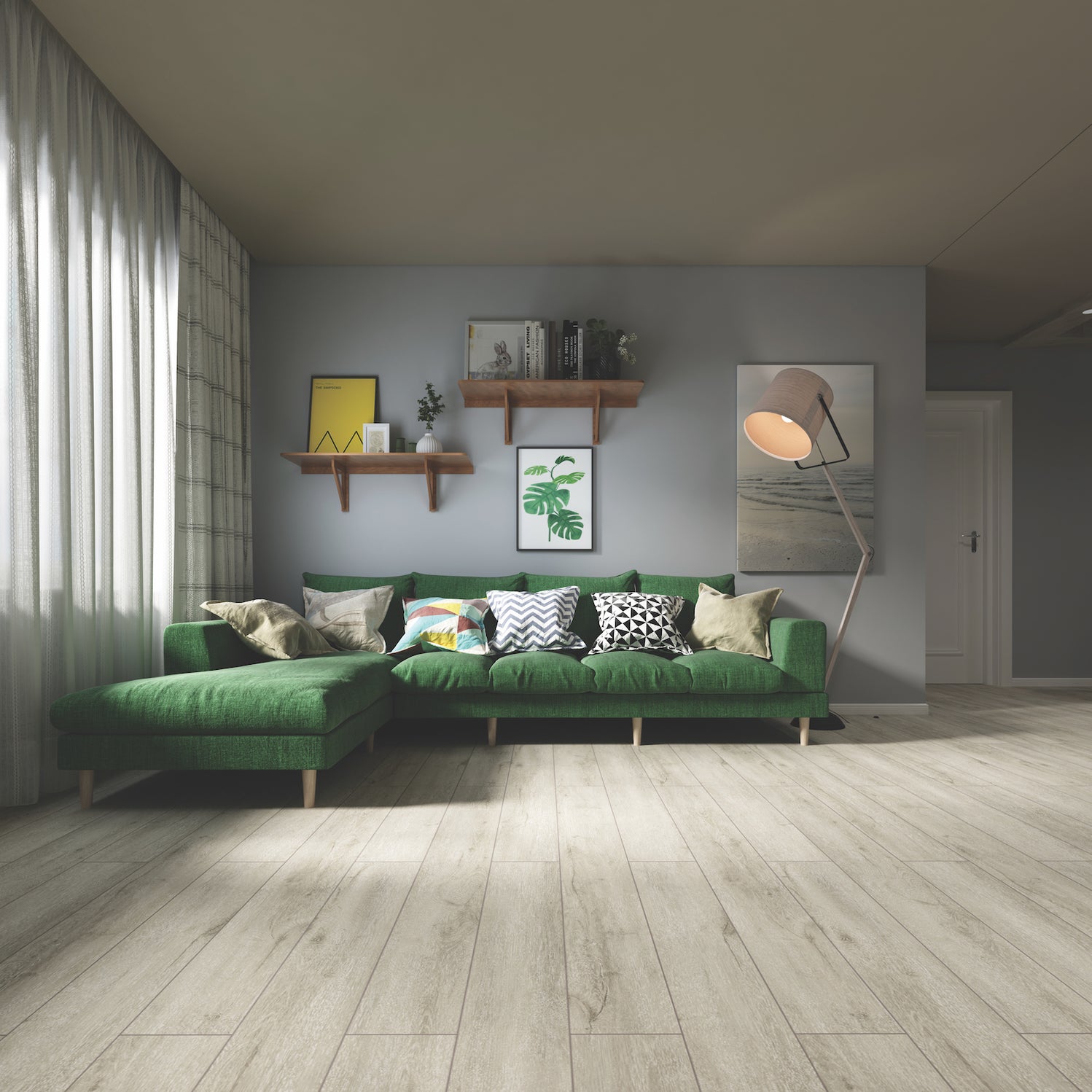 Keys 60 Luxury Vinyl Plank Flooring in Keel Doma
